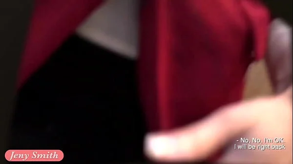 I've got a new job. Jeny Smith gets naked at her new job. Hidden cam prank