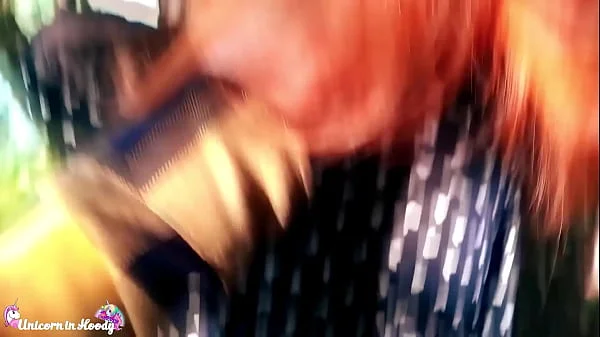 Sexy Teen Deepthroat and Dogging Cock Boyfriend in the Forest