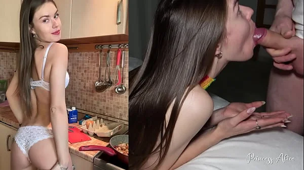 LIFE OF A STUDENT - Enjoying Tasty Food And Cock - Princess Alice
