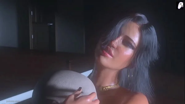 (4K) Hard dick craving Lara Croft rides big dick to make him cum inside her anus | 3D Hentai