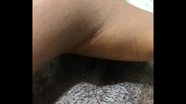 Wet black pussy solo masturbation