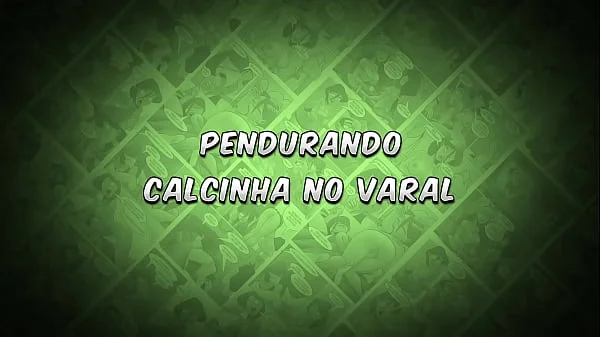 Pendurando calcinha no varal! Velho excitado com as calcinhas pequenas da novinha! Os Caipiras Filminho