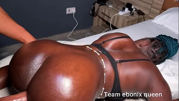 Dark skin  hoe pounded so hard by bbc